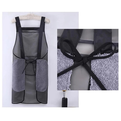 Adjustable Oil & Water-Proof Transparent Cooking Aprron