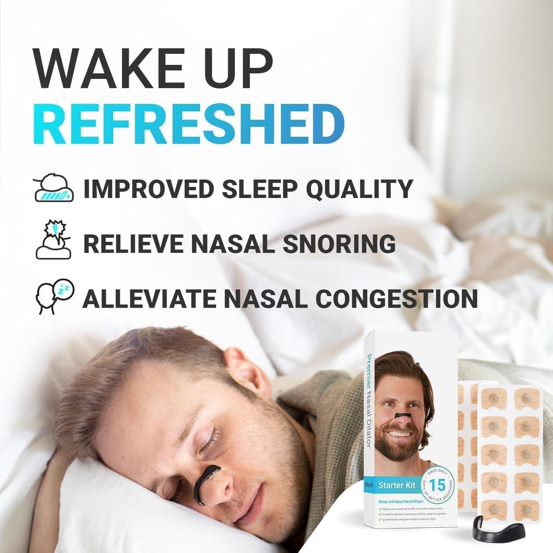 Anti Snoring - Magnetic Nasal Strip