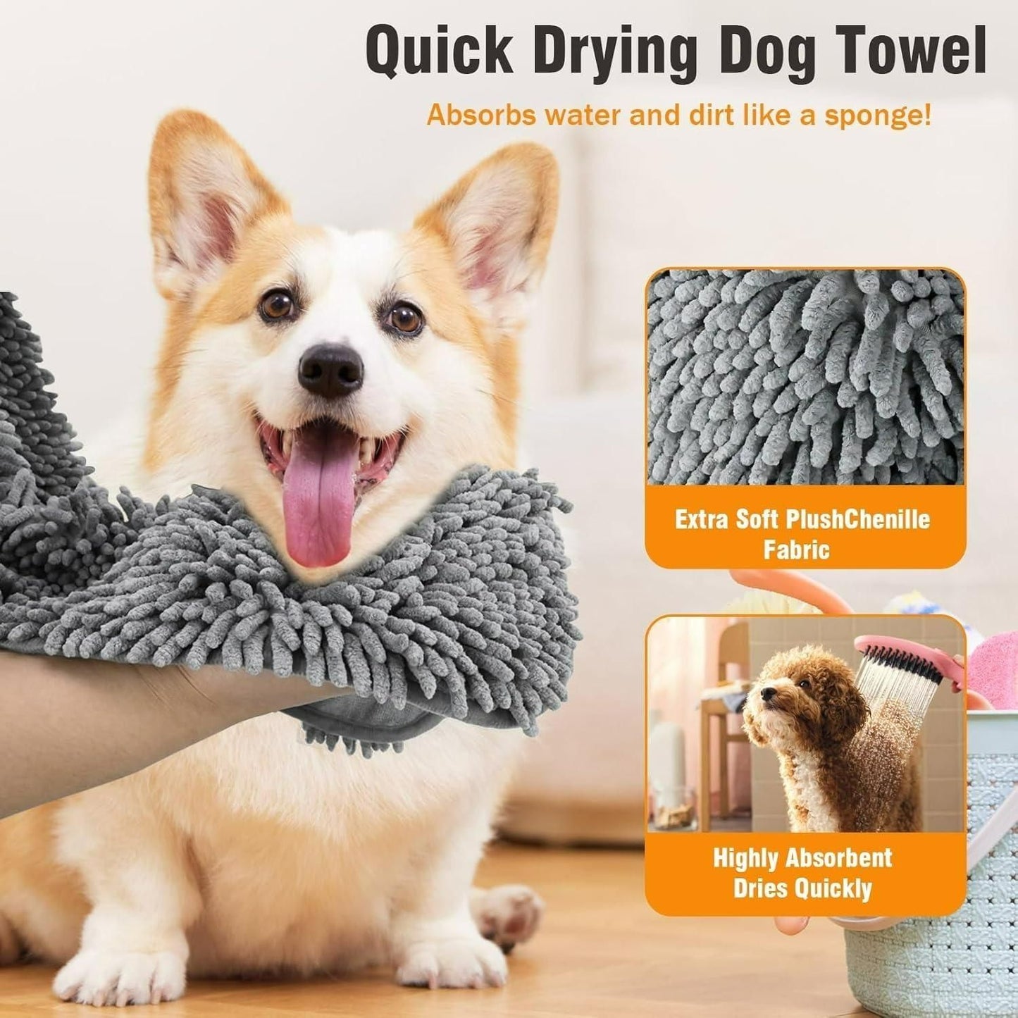 Instant Dry™ – Ultra Soft Dog Towel