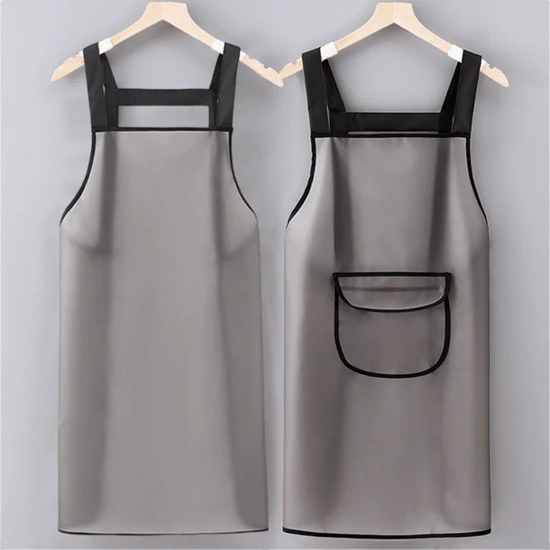 Adjustable Oil & Water-Proof Transparent Cooking Aprron